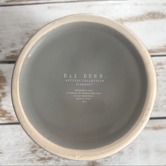 Rae Dunn Grey TEA Canister - Picture 5 of 6
